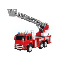 Sounds Light Friction Truck Toy For Boy Fire Rescue Trucks Series 4 Keys