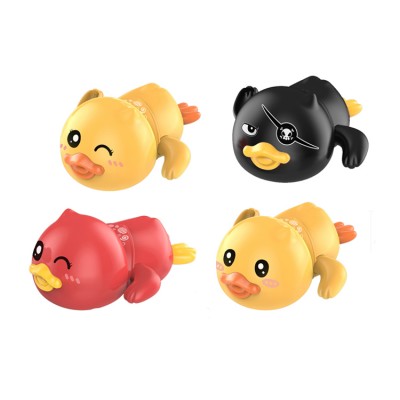 Promotional Baby Bath Floating Cartoon Duck Wind Up Toys