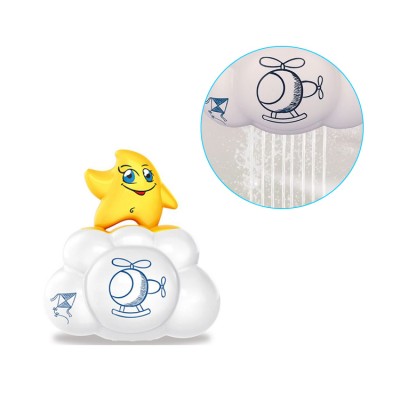 Eco Friendly Cloud Flower Sprinkling Bathroom Watering Toys For Baby Gifts