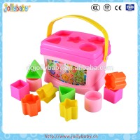 Shape Matching Educational Creative Building Block Toys/High Quality Plastic ABS And colorful Baby Building Block Toys