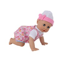 Power Operated 14 Inch Sucking Milk Crawling Baby Doll Voice Control Toys