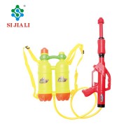 Wholesale powerful hand pump plastic water gun with backpack for Songkran